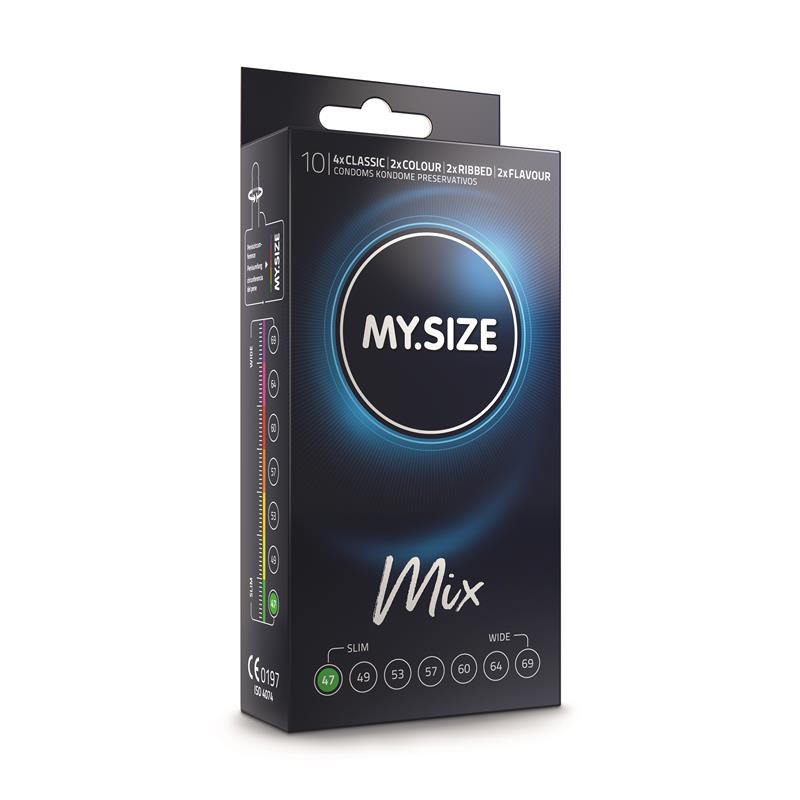 My Size Mix Talla 47 Caja de 10 Uds