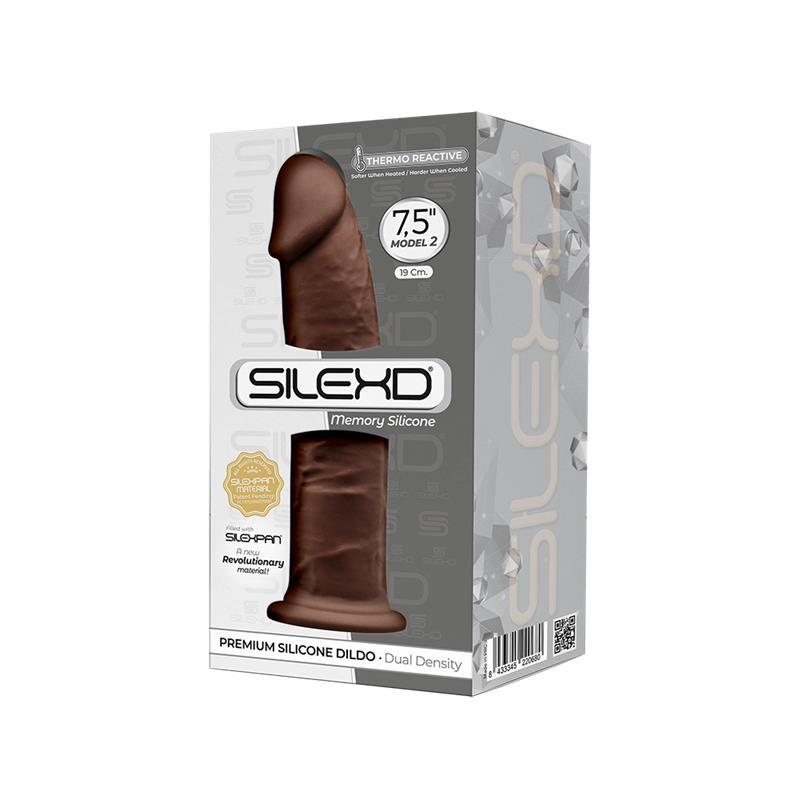 Dildo Dual Density Mod 2 75 Marron