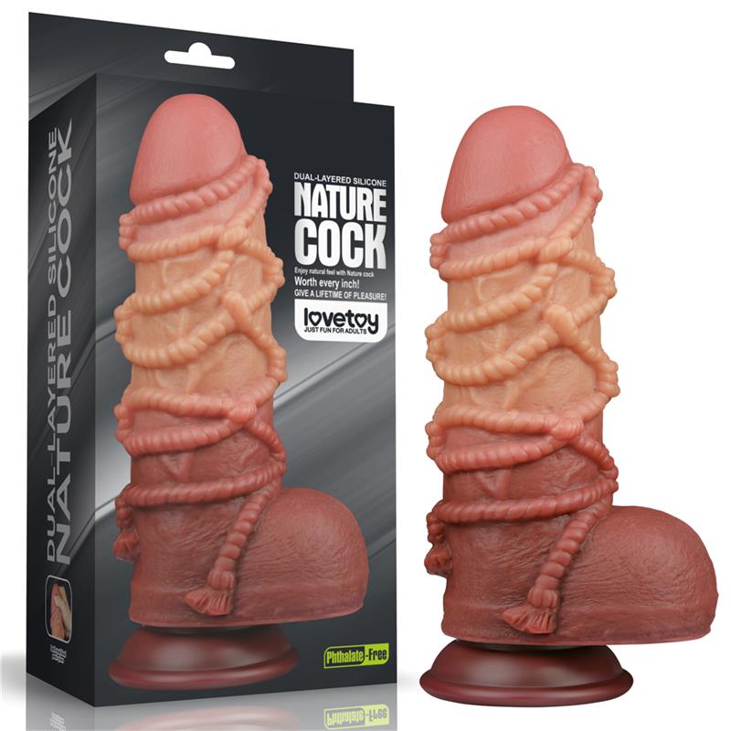 Dildo Dual Layer Tamano King Nature 95