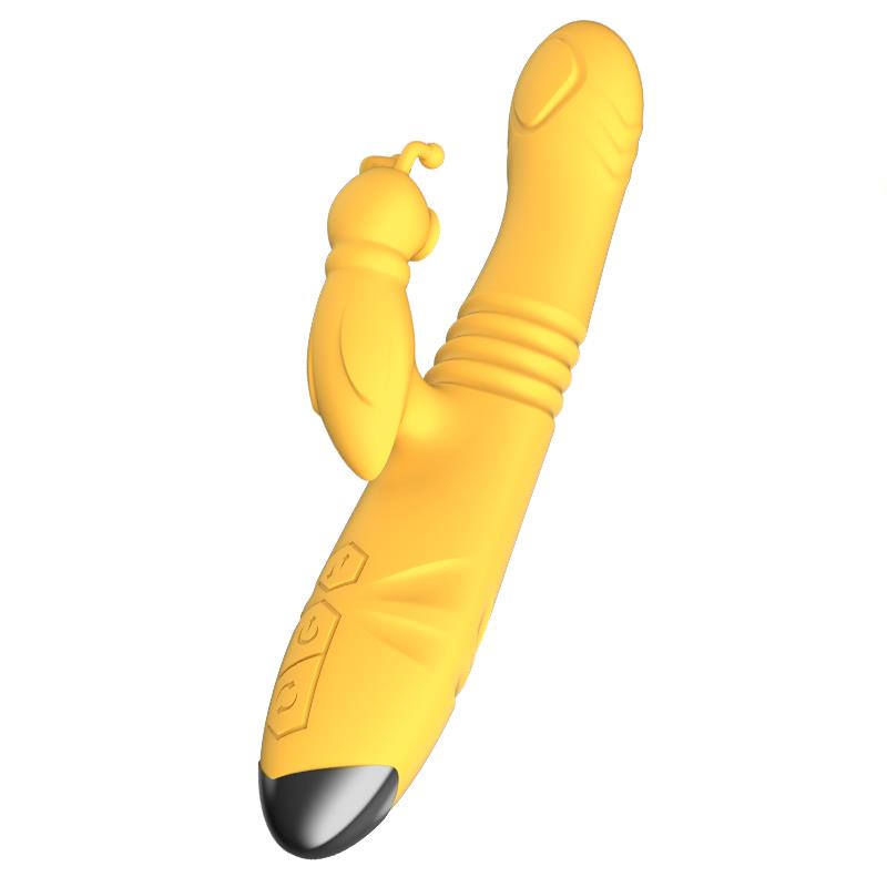 Honeybee Vibrador con Thrusting y Pulsacion