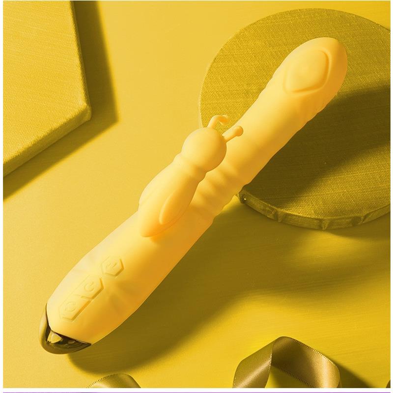 Honeybee Vibrador con Thrusting y Pulsacion