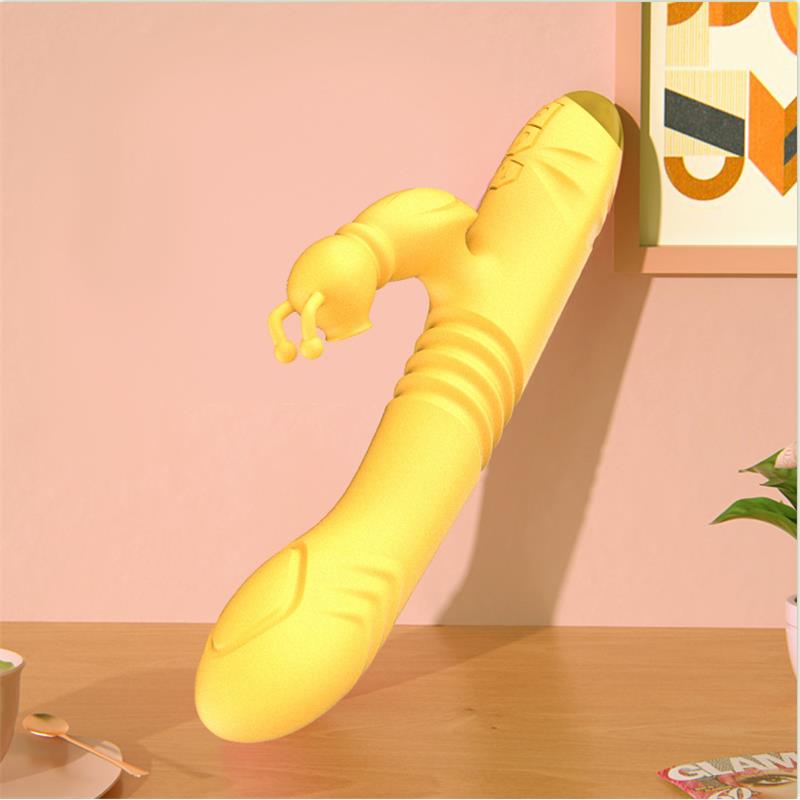 Honeybee Vibrador con Thrusting y Pulsacion