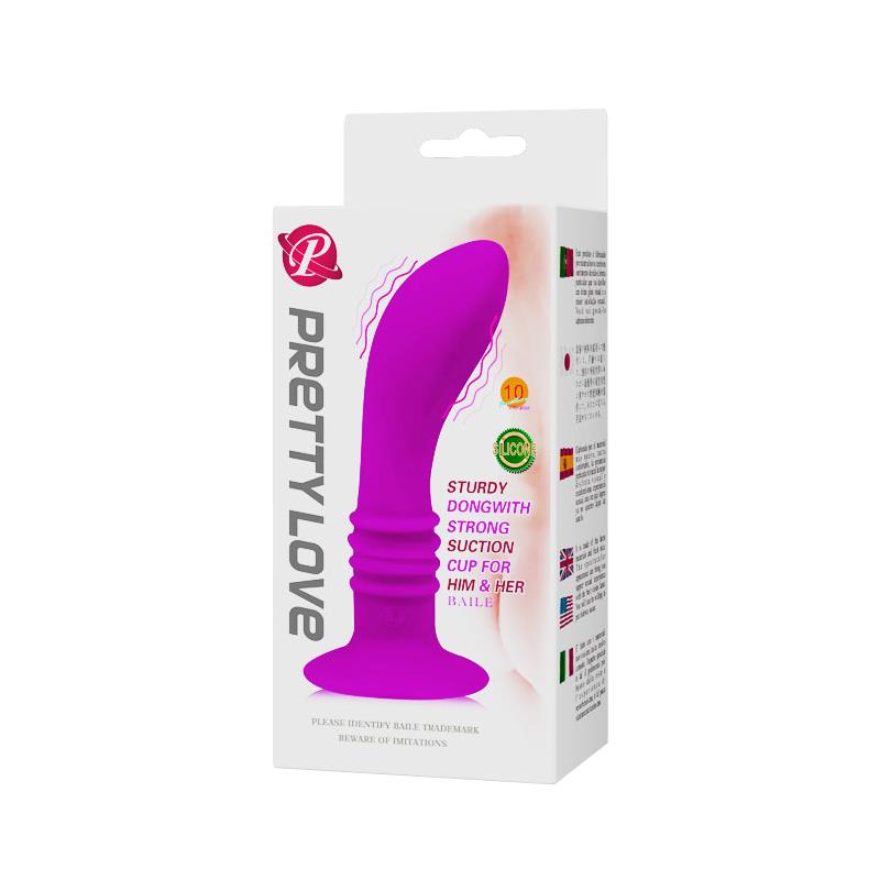 Pretty Love Plug Anal Vibrador Color Purpura