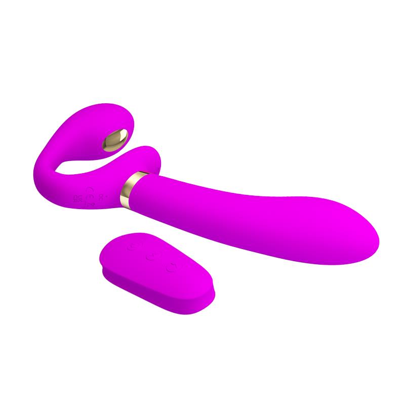 Thunderbird Vibrador para Parejas sin Arnes con Control Remoto