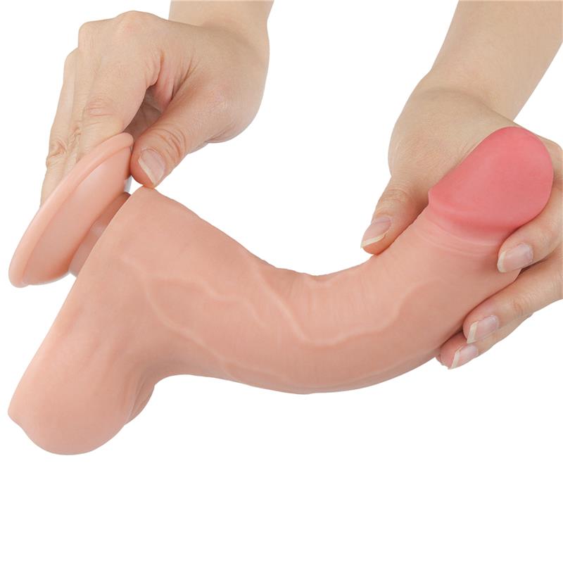 Dildo Dual Layer Piel Deslizante 85