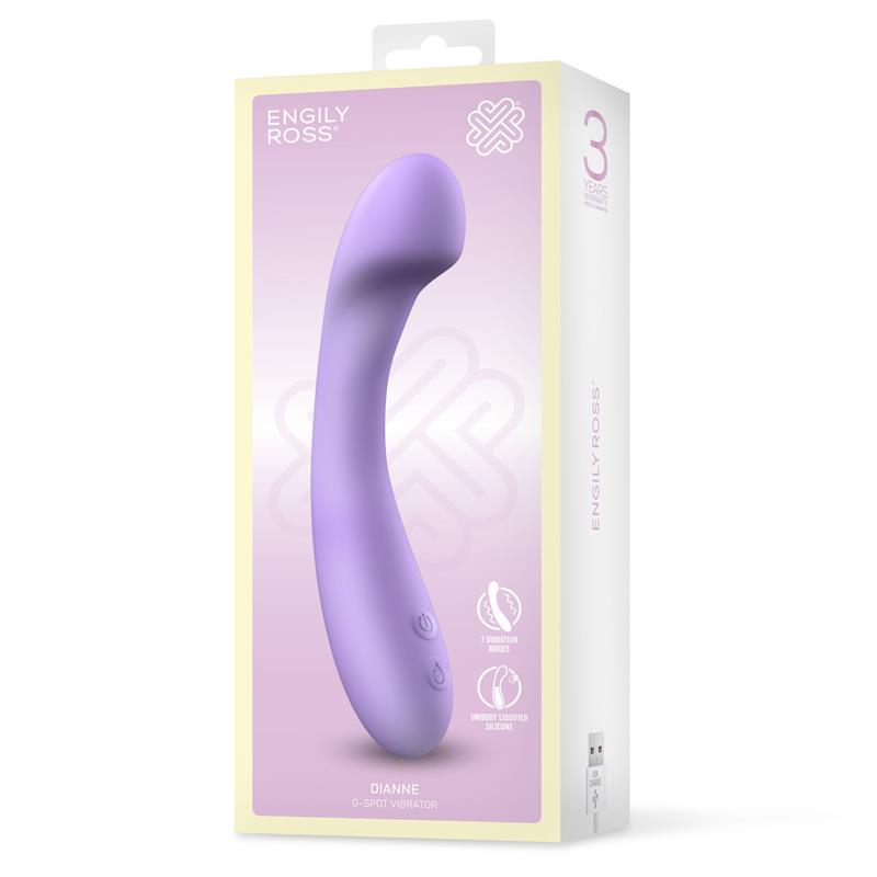 Dianne Vibrador Silicona Liquida Unibody Punto G Flexible USB