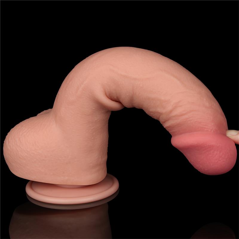 Dildo Dual Density Piel Deslizante 95