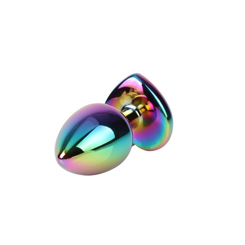 Plug Anal Rainbow Heart Gem Talla S