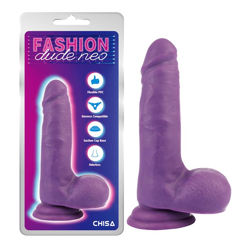 Dildo Dual Density Purpura 7