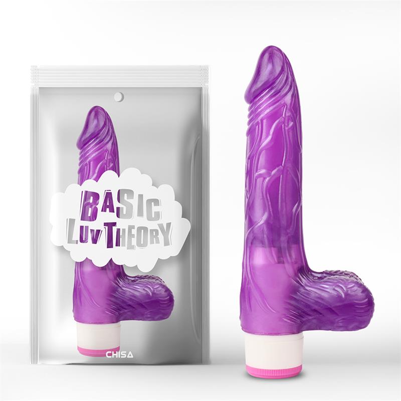 Vibrador Multi Velocidad Realista Purpura 20cm