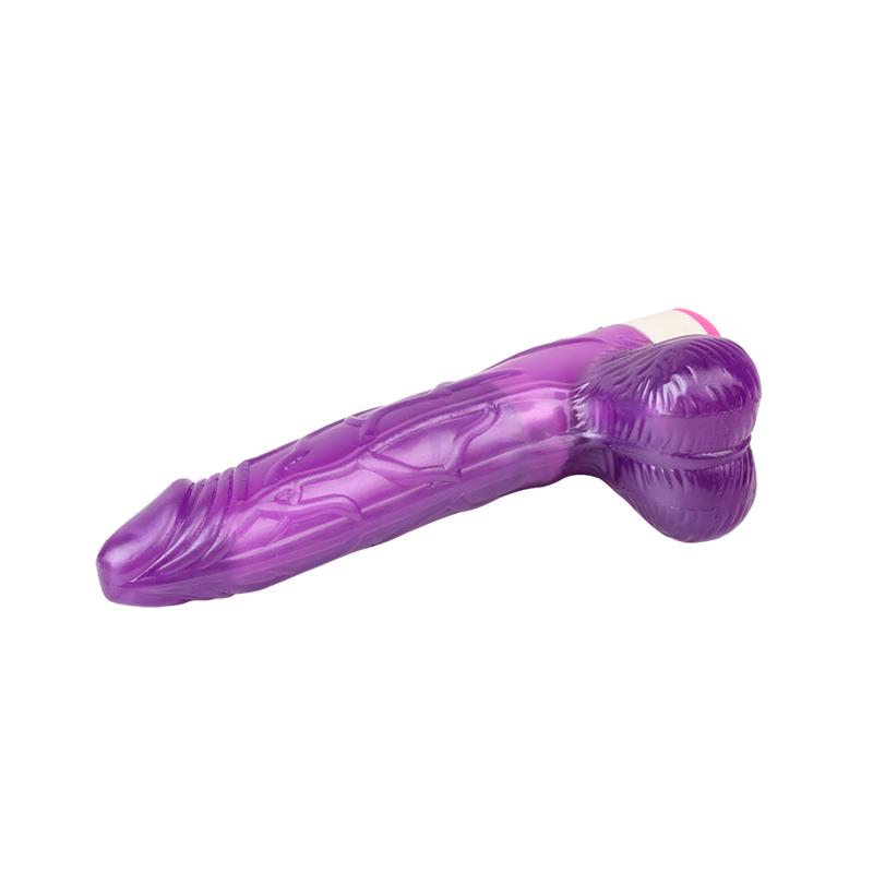 Vibrador Multi Velocidad Realista Purpura 20cm