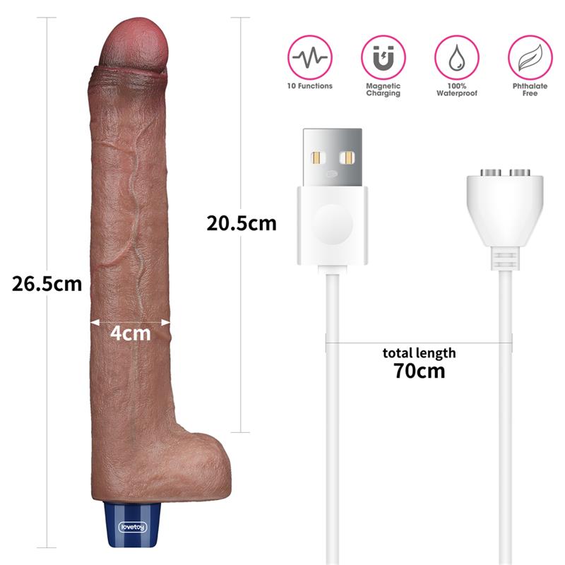 Vibrador Realista 105 USB