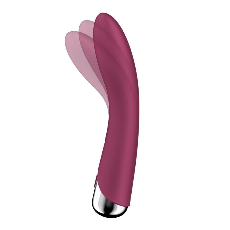 Spinning Vibe 1 Vibrador y Rotador Rojo