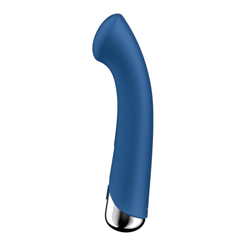 Spinning G Spot 1 Vibrador y Rotador Azul