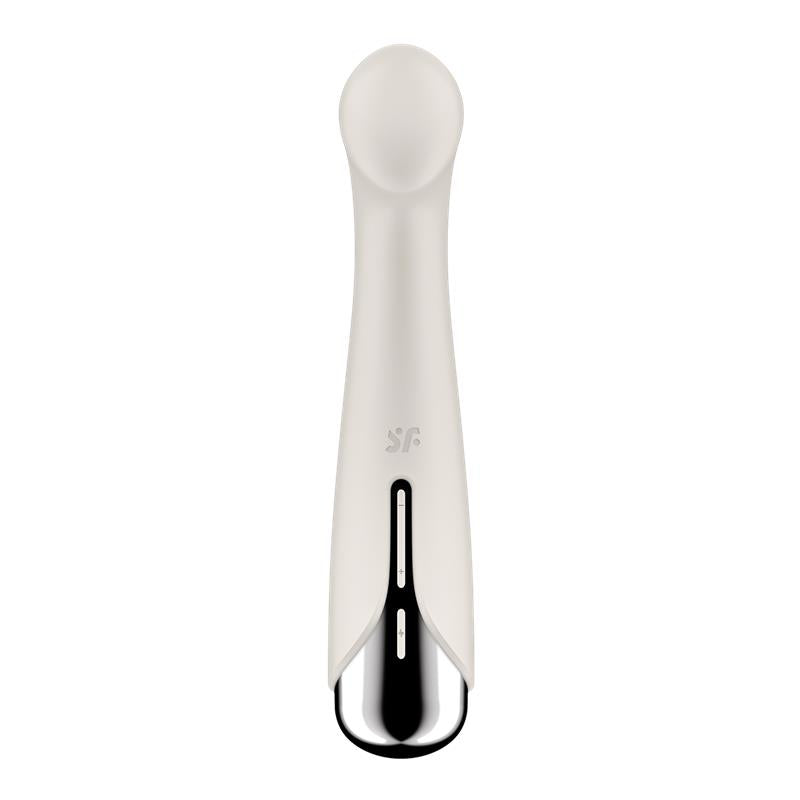 Spinning G Spot 1 Vibrador y Rotador Beige