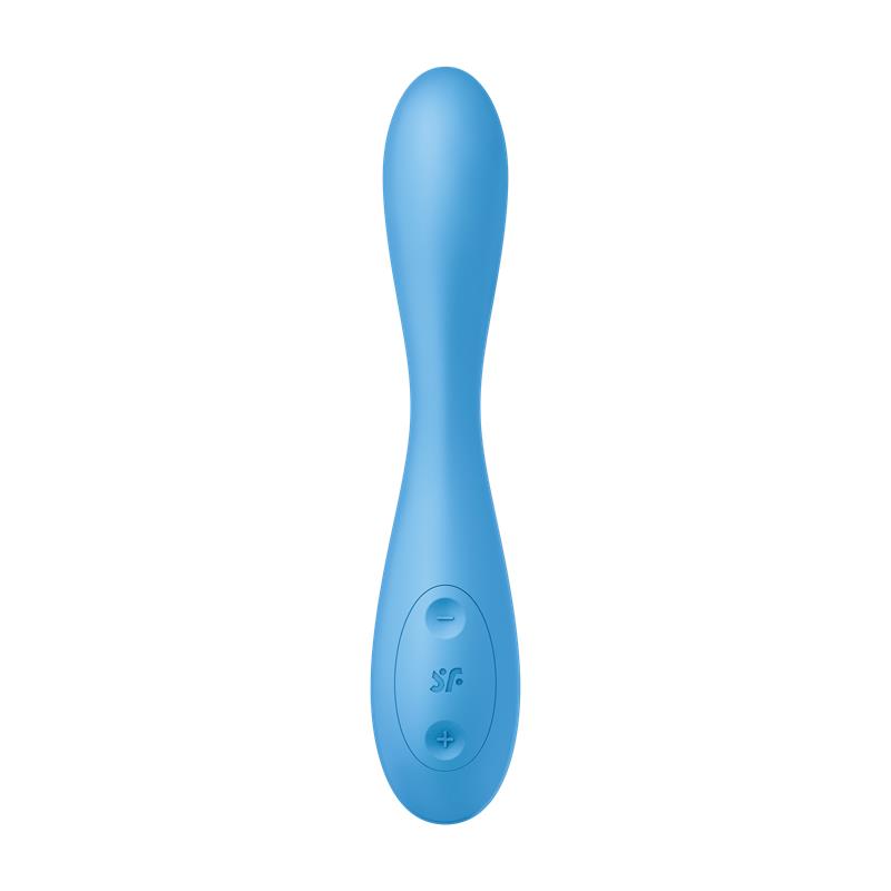 Vibrador G Spot Flex 4 con APP Satisfyer Connect Azul