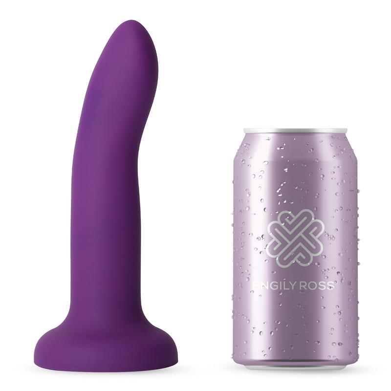 Dildo que Cambia de Color de Purpura a Rosa Talla M 17 cm