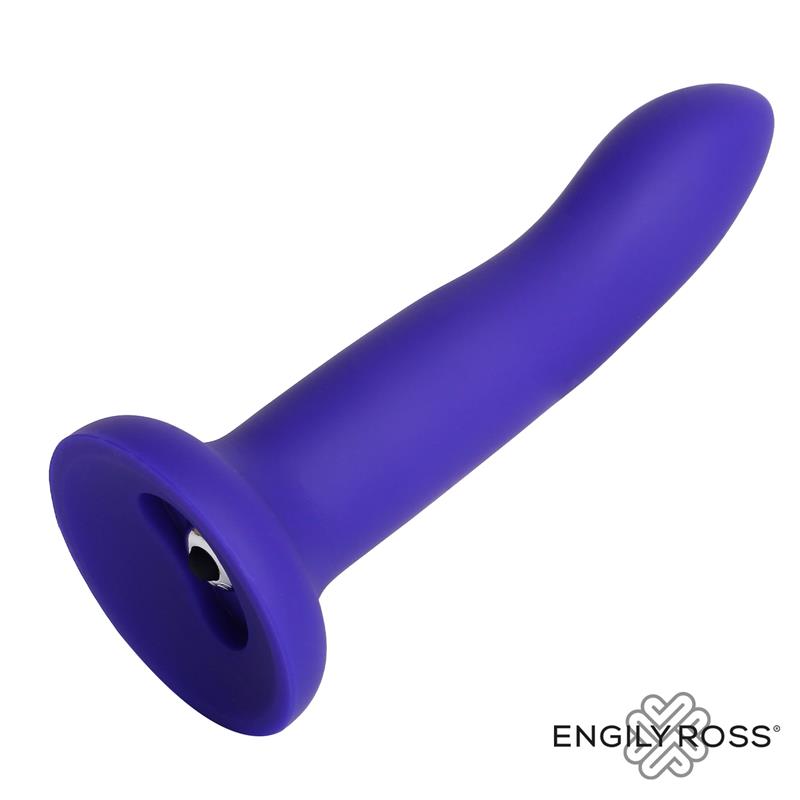 Dildo que Cambia de Color Purpura a Rosa Talla S 14 cm