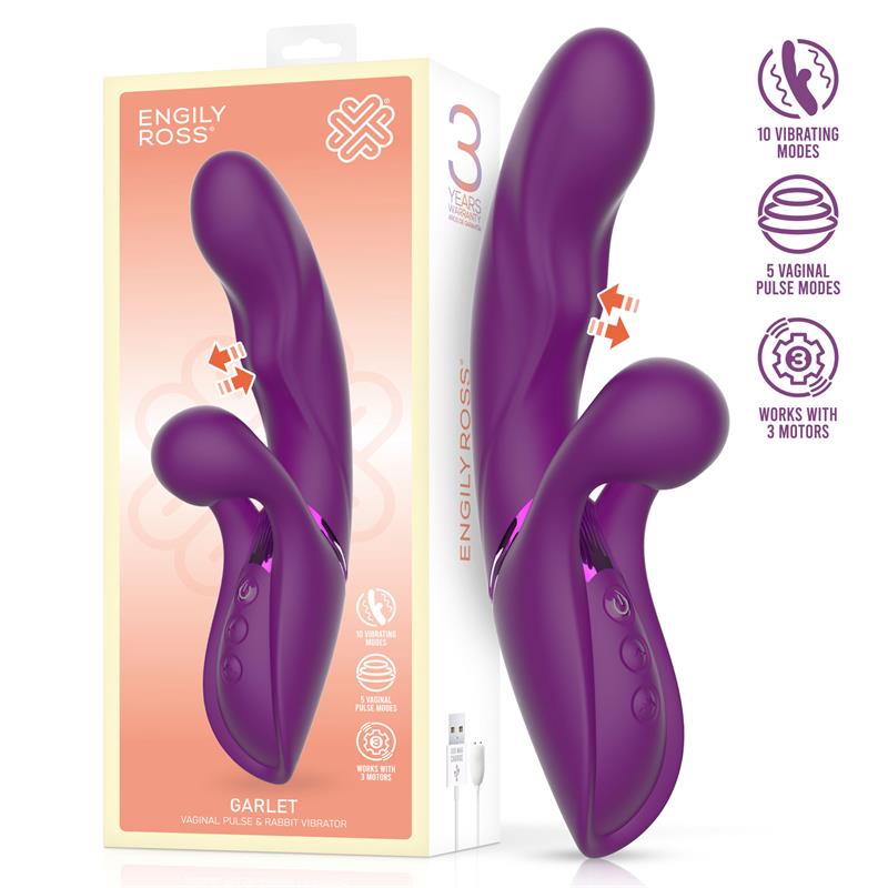 Garlet Vibrador con Bola de Pulsacion 3 Motores