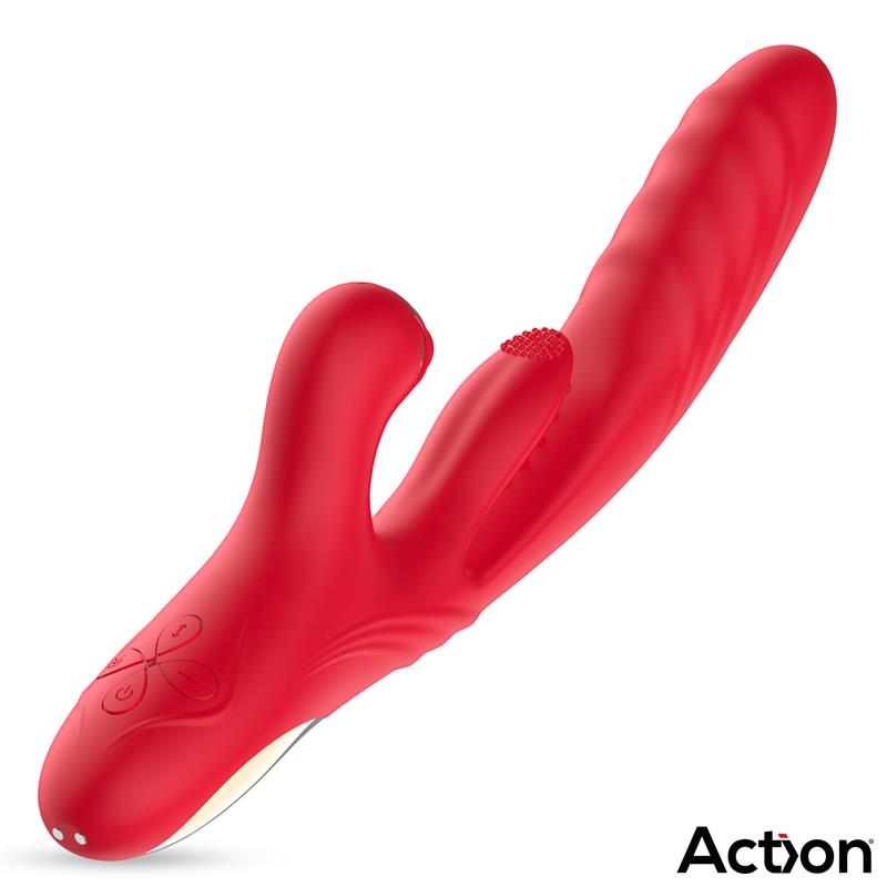 Limbe Vibrador con Lengua Flip Flap Bola Percutora y Up and Down