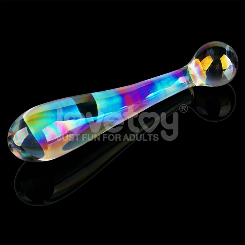 Dildo de Cristal que Brilla en la Oscuridad Twilight Gleam Alluring Arc