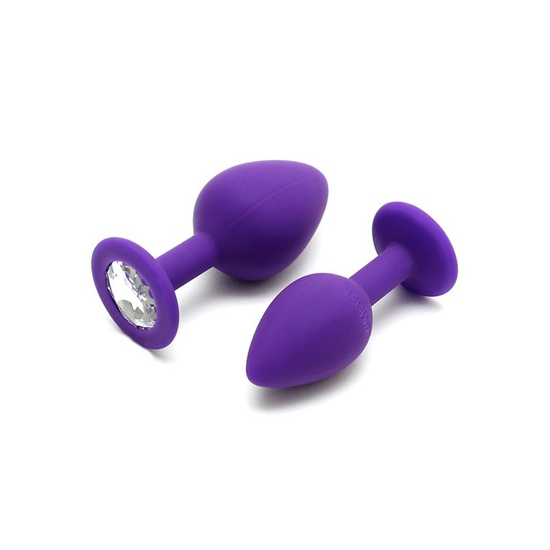 Set de 2 Plugs con Joya Berlin Purpura