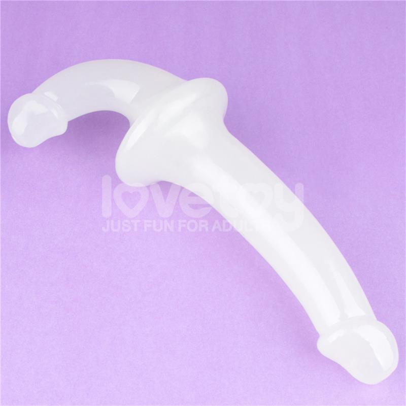 Dildo doble Lumino Play Luz Azul 105