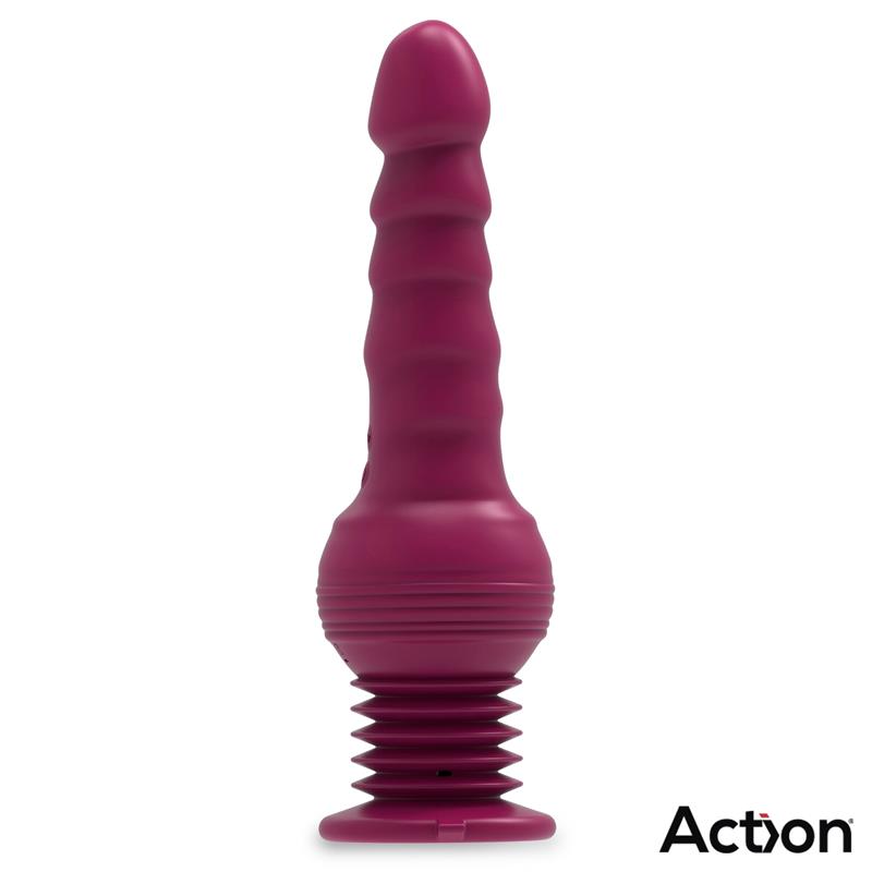 Rocket Vibrador con Thrusting Ultra Jet Thruster con Potente Ventosa