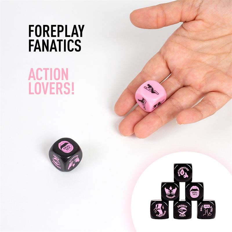 Juego 2 Dados Foreplay Fanatics