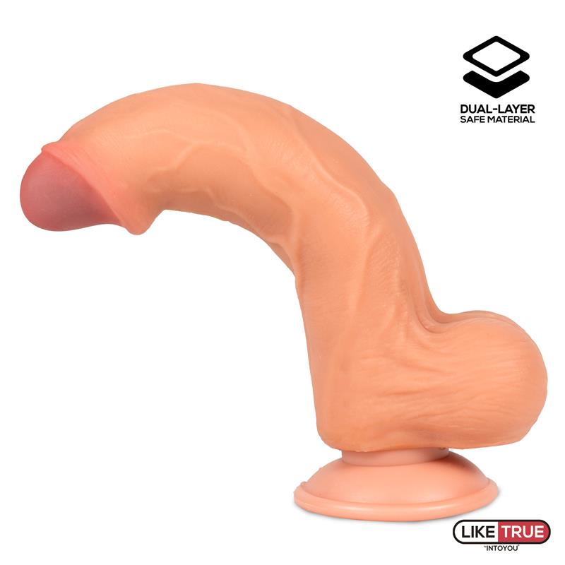 Dildo Realista Dual Layer Retractil 87