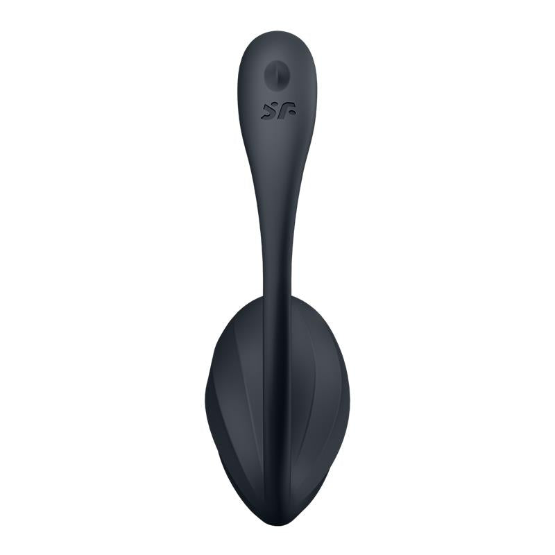 Ribbed Petal con Satisfyer Connect APP Negro