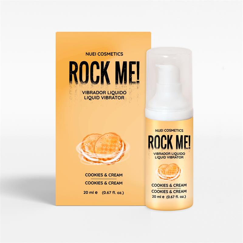 Rock Me Vibrador Liquido Cookies and Cream 20 ml