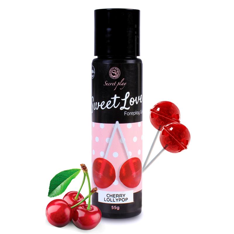 Sweet Love Lubricante Cereza Lollipop 60 ml