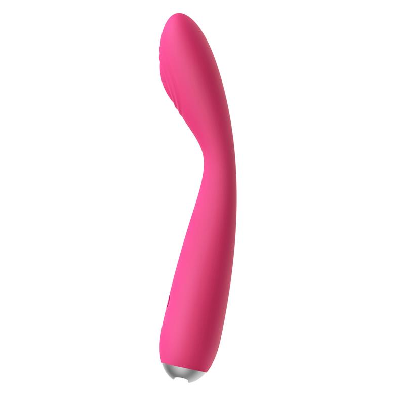 Iris Vibrador Punto G USB Silicona Rojo Ciruela