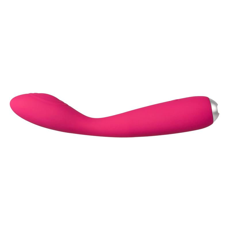 Iris Vibrador Punto G USB Silicona Rojo Ciruela