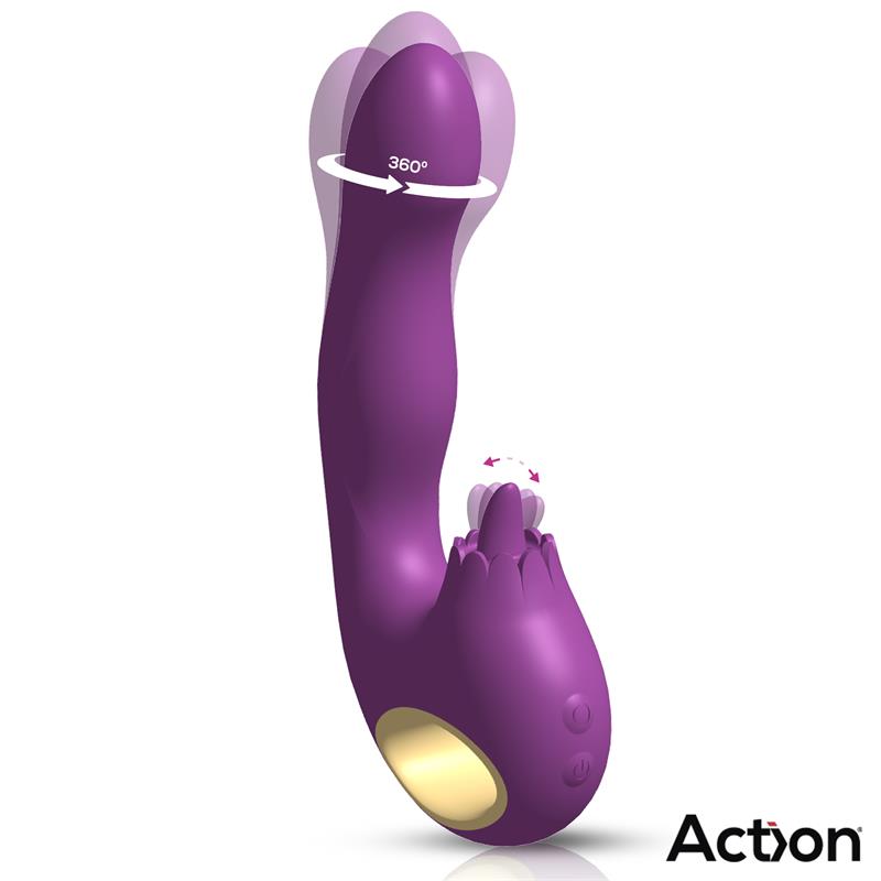 Toka Vibrador con Oscilacion 360º y Lengua Estimuladora