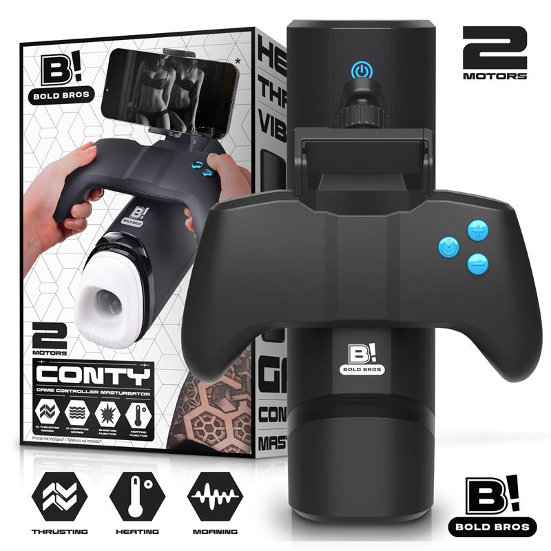 Conty Masturbador con Thrusting Vibracion y Calor Game Controller