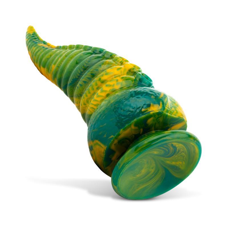 Dildo Tentacle Delight Verde y Amarillo 224 cm 88