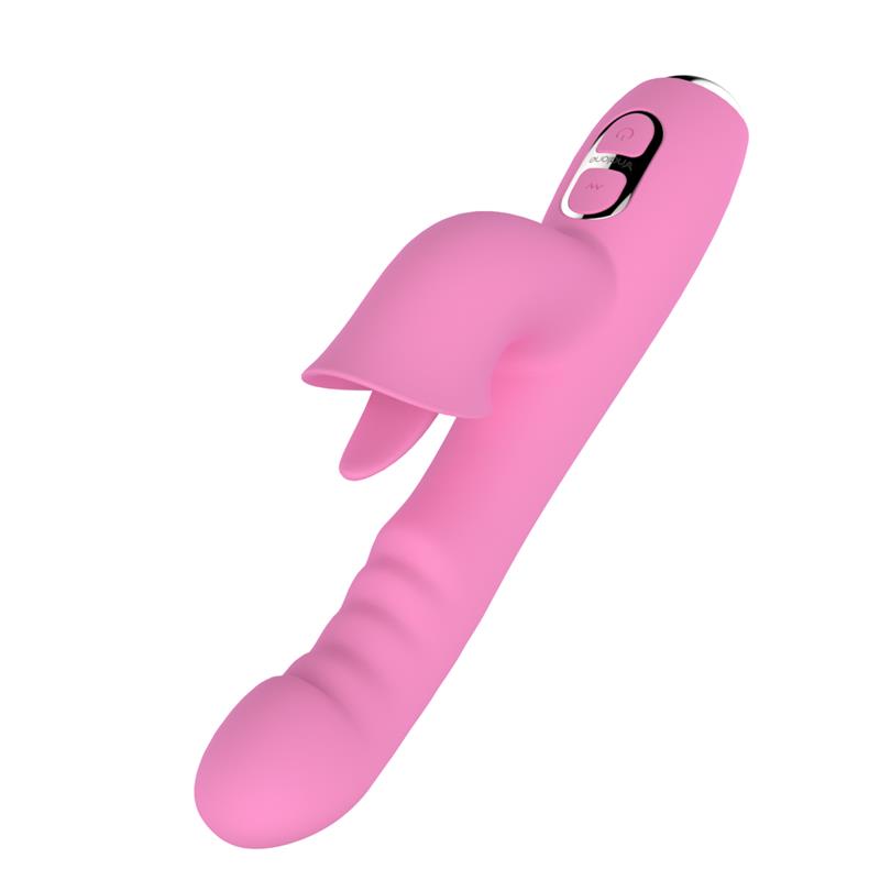 T May Vibrador con Empuje y Movimiento Swing