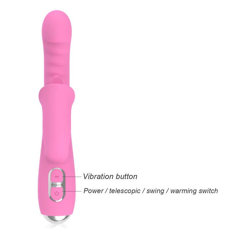 T May Vibrador con Empuje y Movimiento Swing