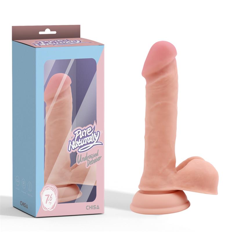 Undressed Debater Dildo Realista Silicona Liquida Dual Density 192 cm