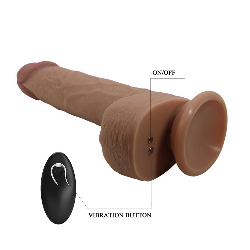 Tommy Dildo Realista con Vibracion y Thrusting con Contorl Remoto