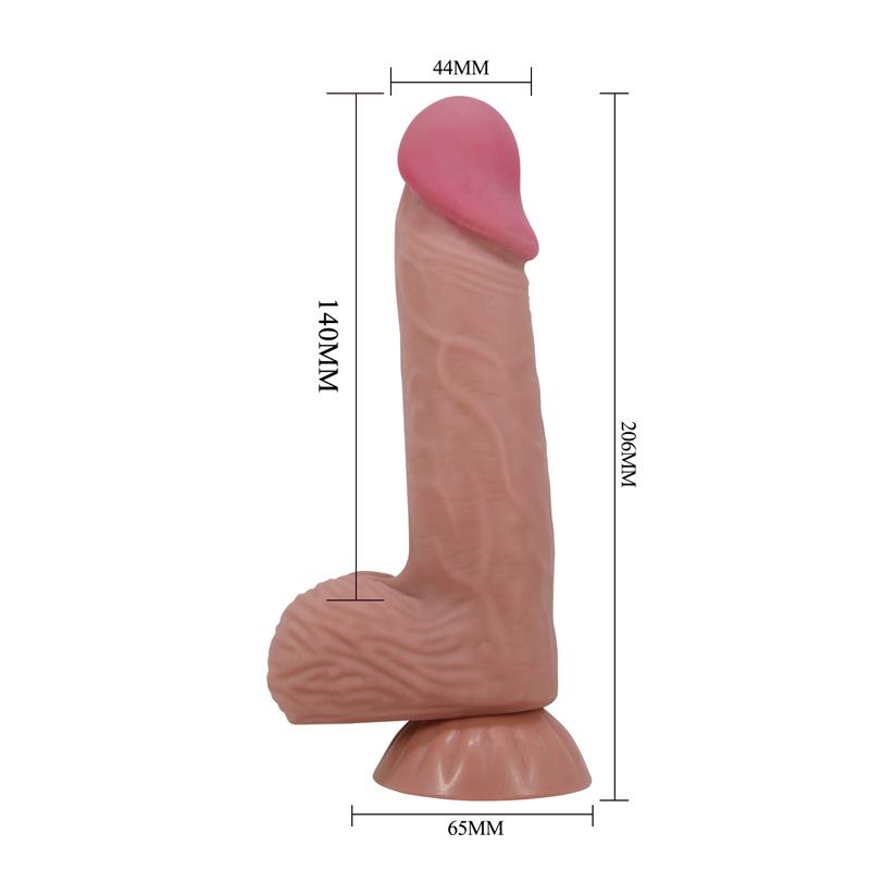 Dildo Realista Piel Deslizante 206 cm