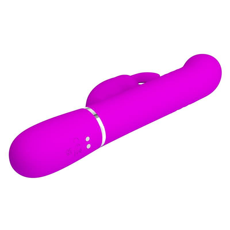 Coale Vibrador con Bolas Rotatorias y Up and Down USB