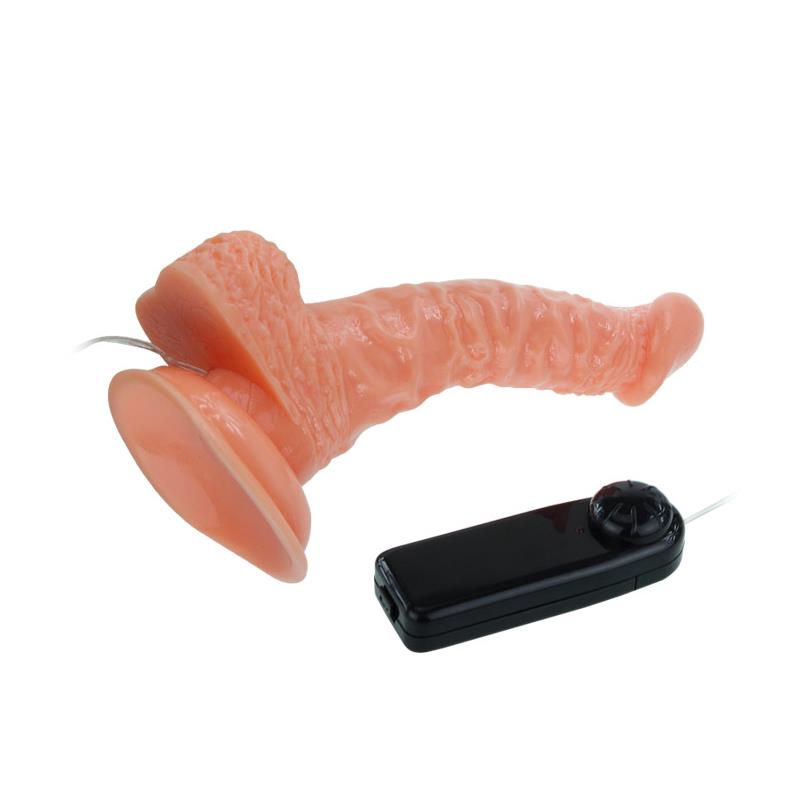 Baile Dildo Vibrador Colo Natural