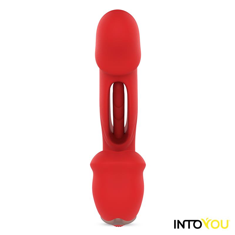 Mouty Vibrador con Funcion de Mordisqueo y Flipping con App