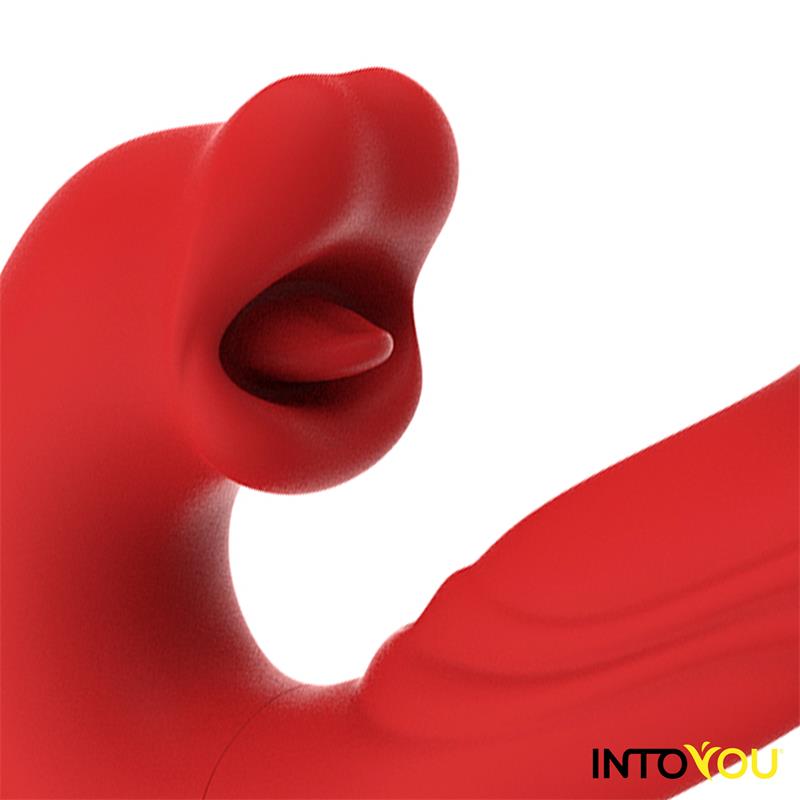 Mouty Vibrador con Funcion de Mordisqueo y Flipping con App