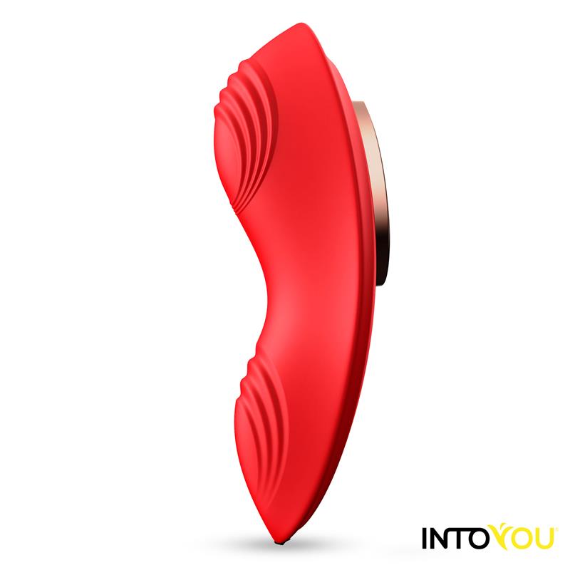 Vibrador de Braguita con APP Silicona Rojo