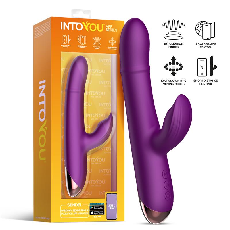 Sendel Vibrador con Anillo de Bolas Internas Up and Down y Pulsacion con App