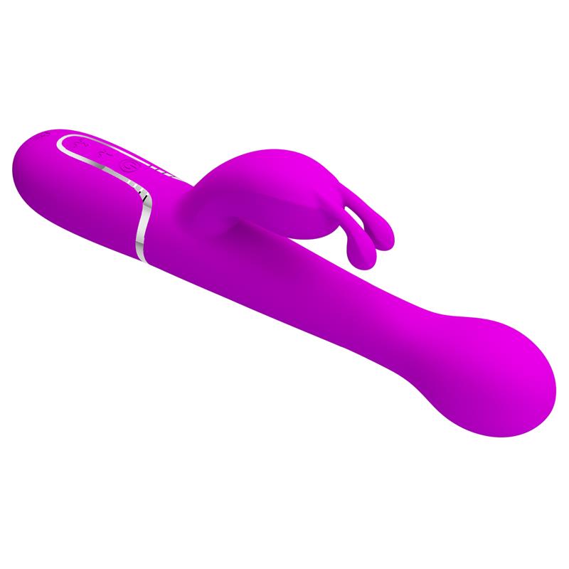 Vibrador con Thrusting y Bolas Rotatorias Dejon Rosa